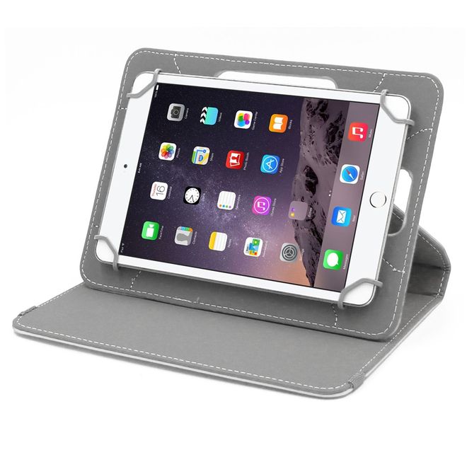 Enkay - Samsung Galaxy Tab S2 9.7 Tablet Hülle - Crazy Horse Leder Case - weiss