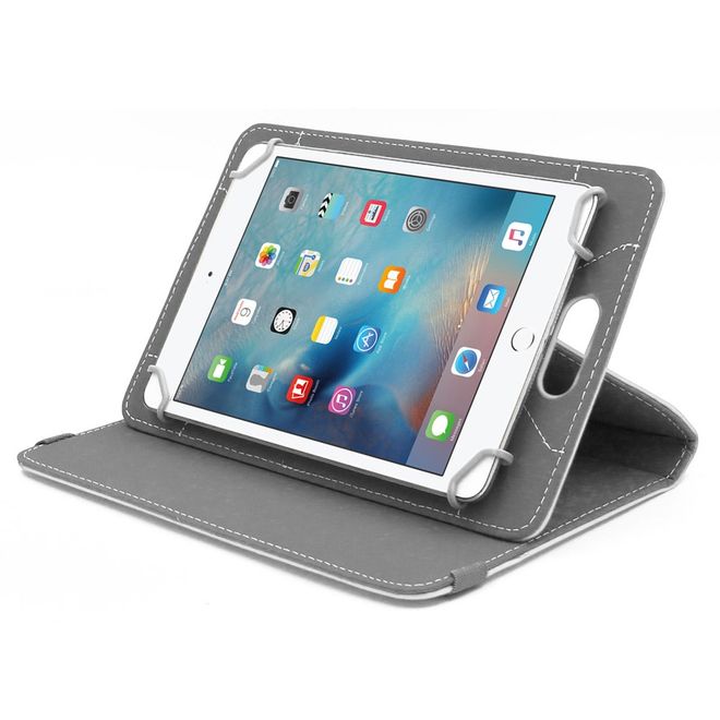 Enkay - Samsung Galaxy Tab S2 9.7 Tablet Hülle - Crazy Horse Leder Case - weiss
