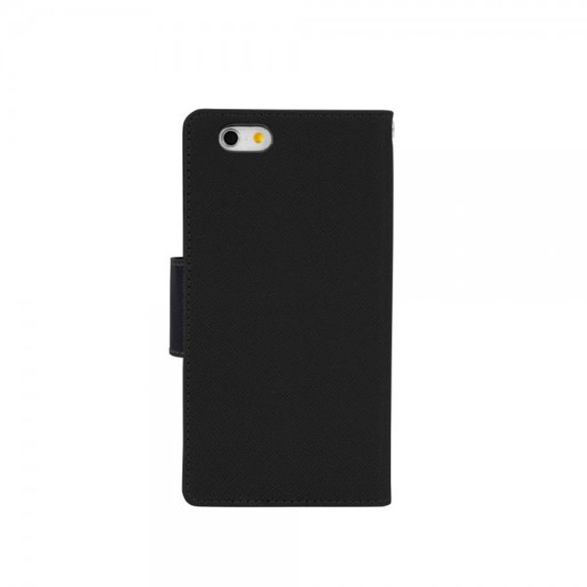 Goospery - Samsung Galaxy Ace 3 Hülle - Handy Bookcover - Fancy Diary Series - schwarz