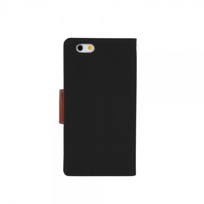 Goospery - Samsung Galaxy Note 5 Hülle - Handy Bookcover - Fancy Diary Series - schwarz/braun