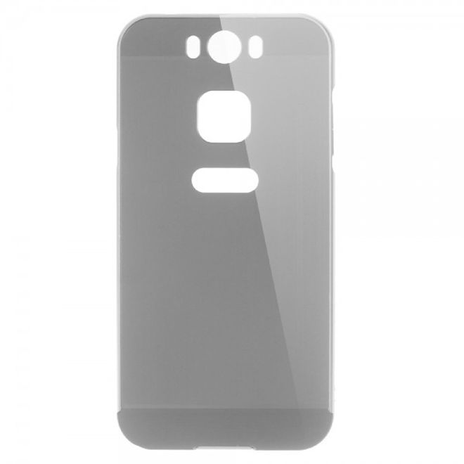 Gigaset ME Handyhülle - Metall Bumper und Plastik Case in einem - aufschiebbar - silber