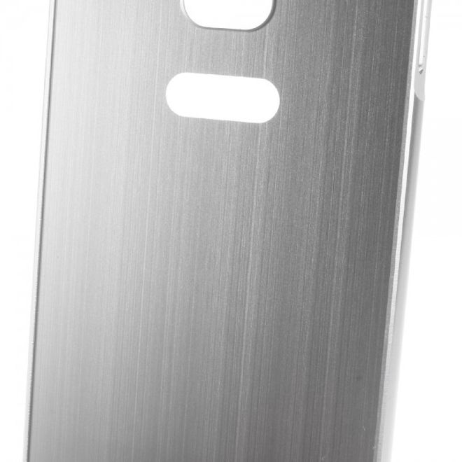 Gigaset ME Handyhülle - Metall Bumper und Plastik Case in einem - aufschiebbar - silber