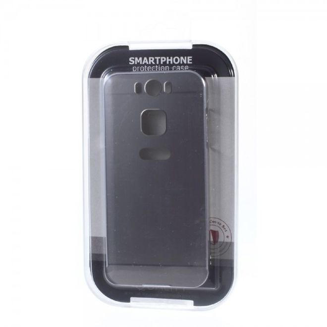 Gigaset ME Handyhülle - Metall Bumper und Plastik Case in einem - aufschiebbar - silber