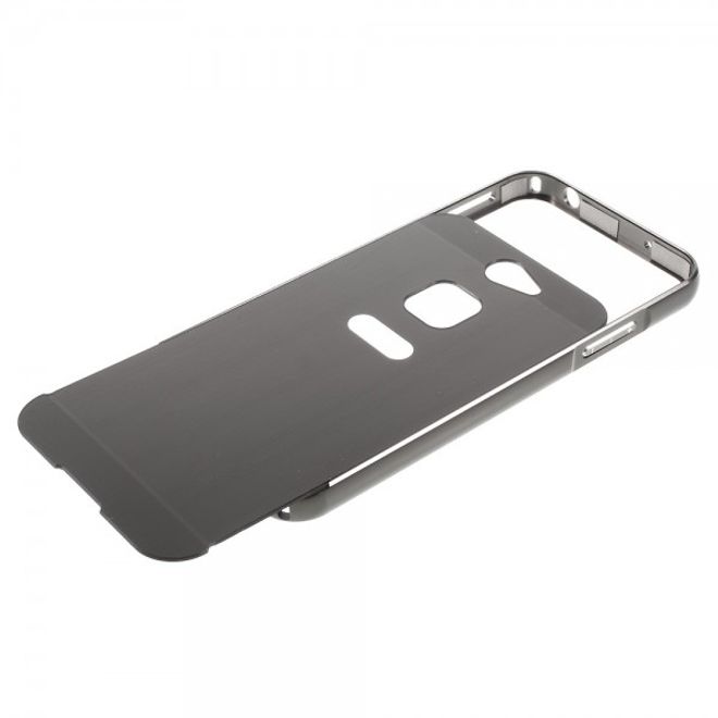 Gigaset ME Pure 5.0 Handyhülle - Metall Bumper und Plastik Case in einem - aufschiebbar - schwarz