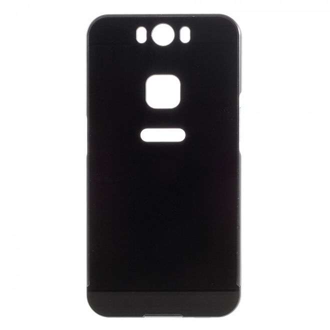 Gigaset ME Pure 5.5 Handyhülle - Metall Bumper und Plastik Case in einem - aufschiebbar - schwarz