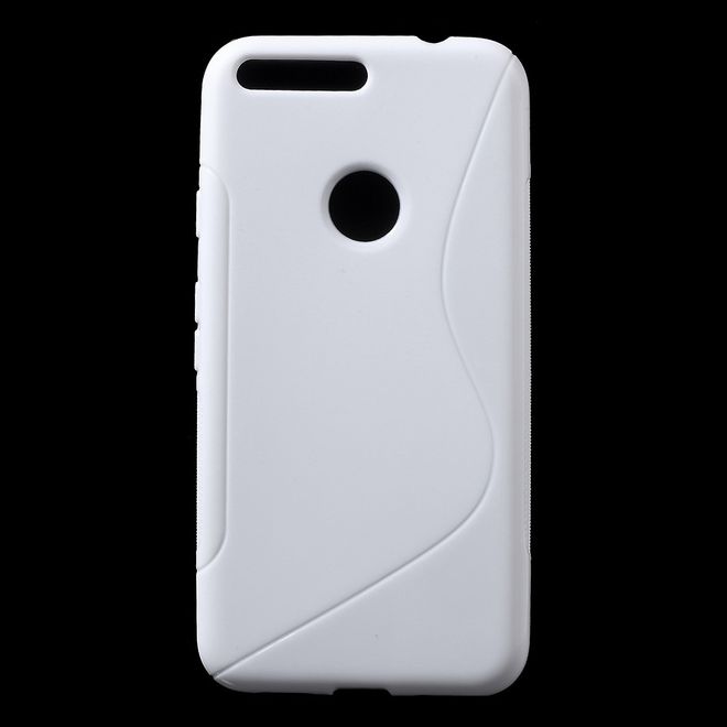 Google Pixel XL Handyhülle - TPU Soft Case - S-Shape - weiss