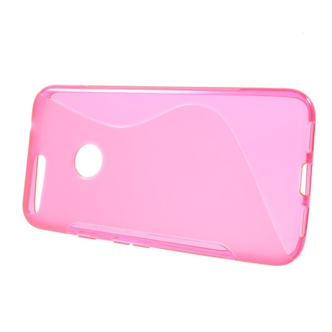 Google Pixel XL Handyhülle - TPU Soft Case - S-Shape - rosa