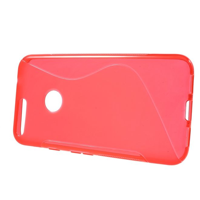 Google Pixel XL Handyhülle - TPU Soft Case - S-Shape - rot