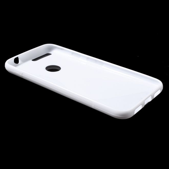 Google Pixel XL Handyhülle - TPU Soft Case - S-Shape - weiss