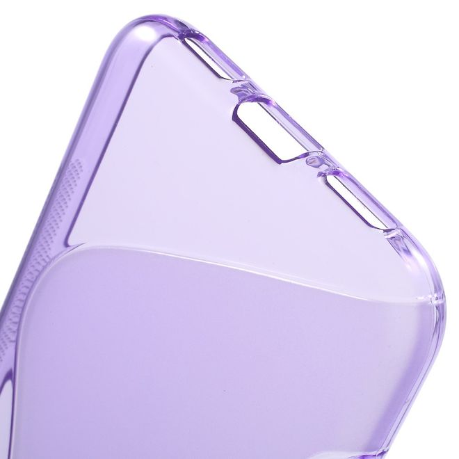 Google Pixel XL Handyhülle - TPU Soft Case - S-Shape - purpur