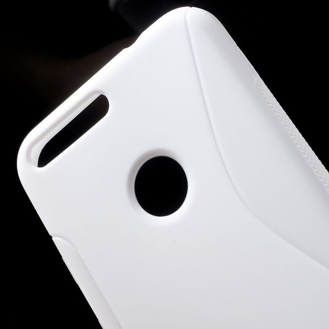 Google Pixel XL Handyhülle - TPU Soft Case - S-Shape - weiss