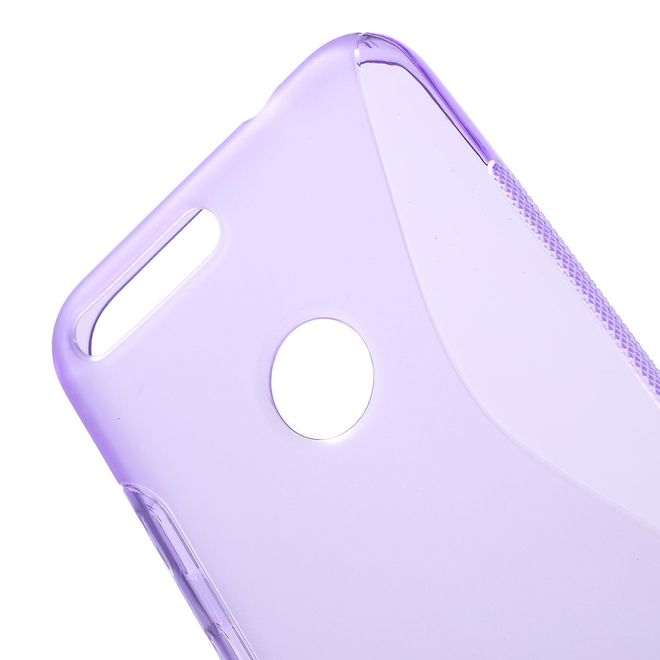 Google Pixel XL Handyhülle - TPU Soft Case - S-Shape - purpur