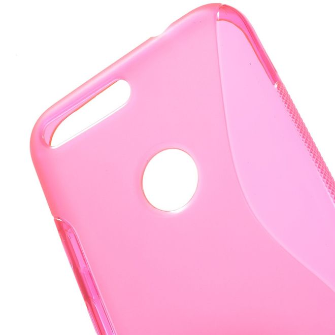 Google Pixel XL Handyhülle - TPU Soft Case - S-Shape - rosa