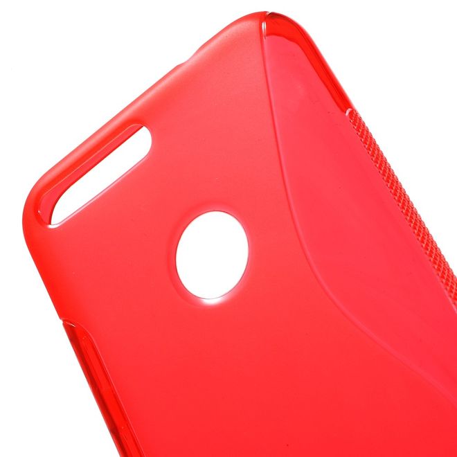 Google Pixel XL Handyhülle - TPU Soft Case - S-Shape - rot