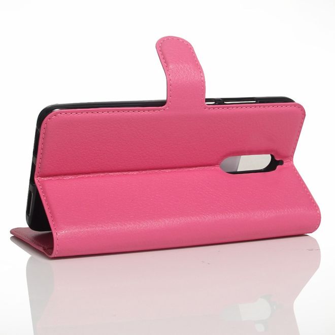 Handy Case für Huawei Mate 9 Pro/Porsche Design - Hülle aus Leder - mit Litchitextur - rosa