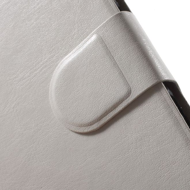 Handy Case für Sony Xperia XZ/XZs - Crazy Horse Leder Hülle - mit Kreditkartenslots - weiss