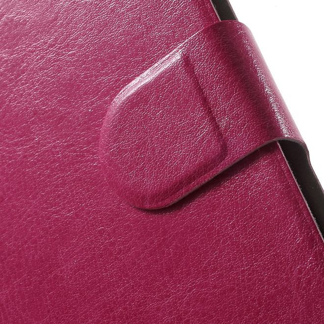 Handy Case für Sony Xperia XZ/XZs - Crazy Horse Leder Hülle - mit Kreditkartenslots - rosa