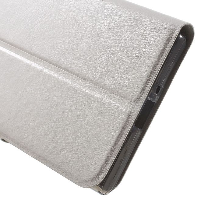 Handy Case für Sony Xperia XZ/XZs - Crazy Horse Leder Hülle - mit Kreditkartenslots - weiss