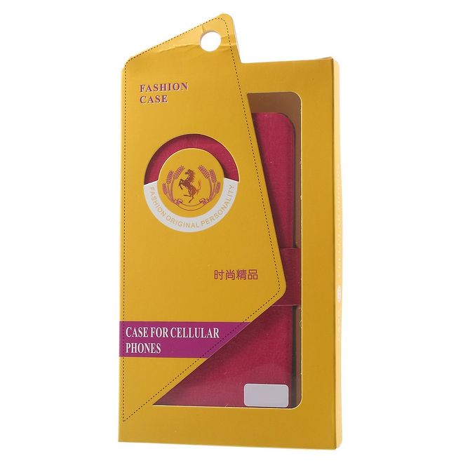 Handy Case für Sony Xperia XZ/XZs - Crazy Horse Leder Hülle - mit Kreditkartenslots - rosa