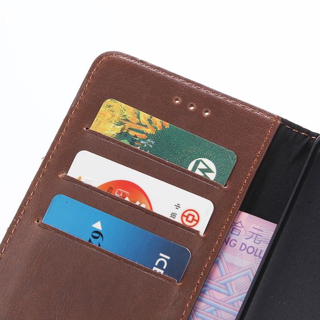 Handycover für Huawei Mate 9 Pro/Porsche Design - Crazy Horse Leder Case - kaffeefarben