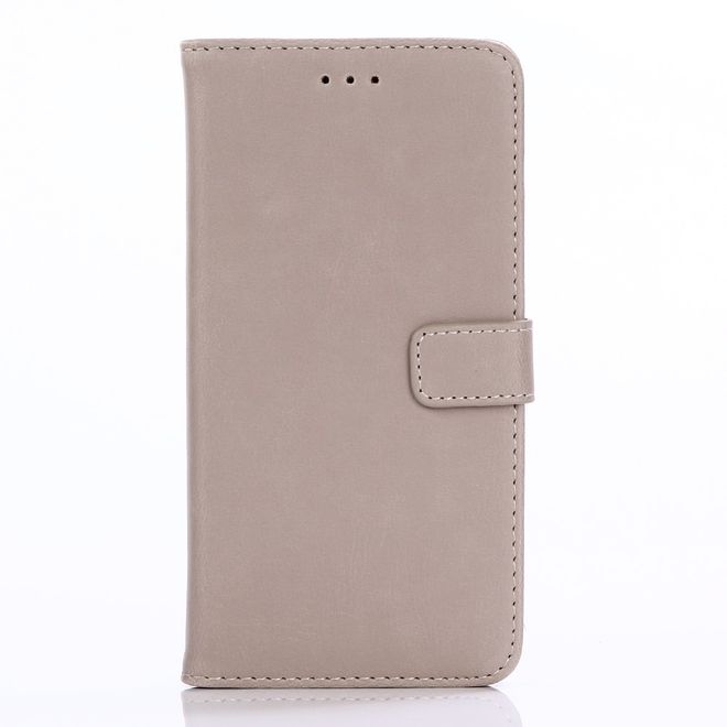 Handycover für Huawei Mate 9 Pro/Porsche Design - Crazy Horse Leder Case - grau