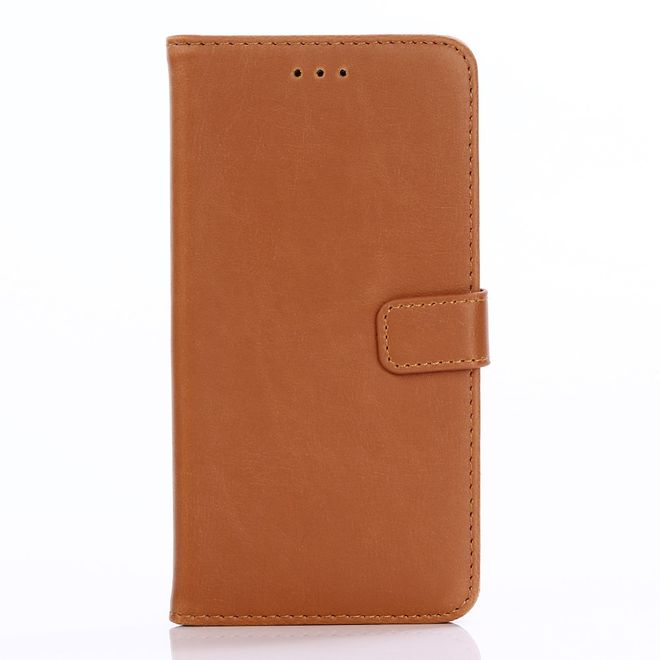 Handycover für Huawei Mate 9 Pro/Porsche Design - Crazy Horse Leder Case - braun