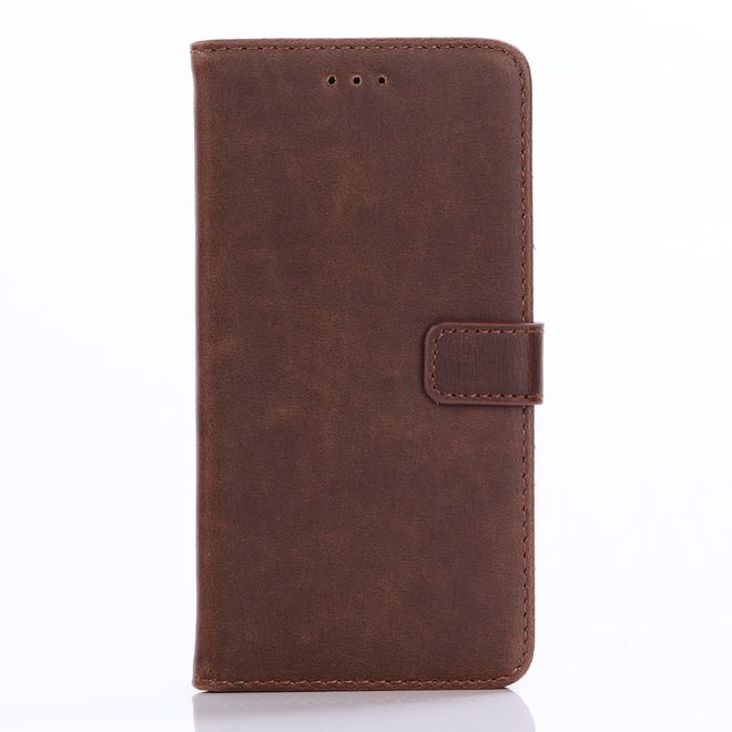 Handycover für Huawei Mate 9 Pro/Porsche Design - Crazy Horse Leder Case - kaffeefarben