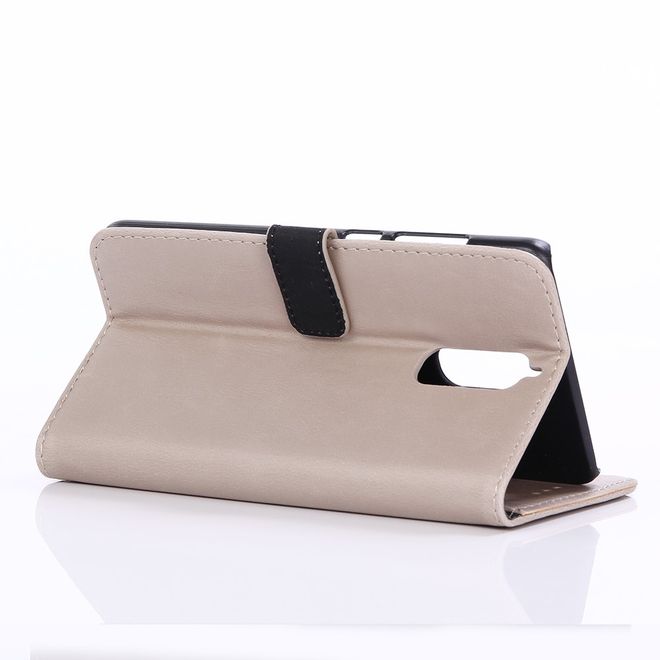 Handycover für Huawei Mate 9 Pro/Porsche Design - Crazy Horse Leder Case - grau