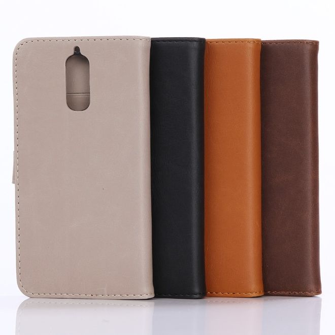 Handycover für Huawei Mate 9 Pro/Porsche Design - Crazy Horse Leder Case - braun