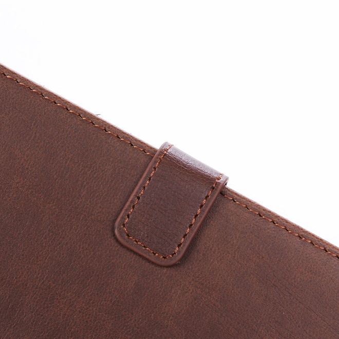 Handycover für Huawei Mate 9 Pro/Porsche Design - Crazy Horse Leder Case - kaffeefarben