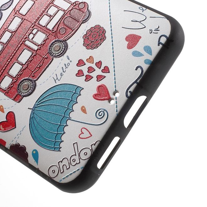 Handycover für Huawei Nova 5.0 - TPU Softcase - London Cartoons