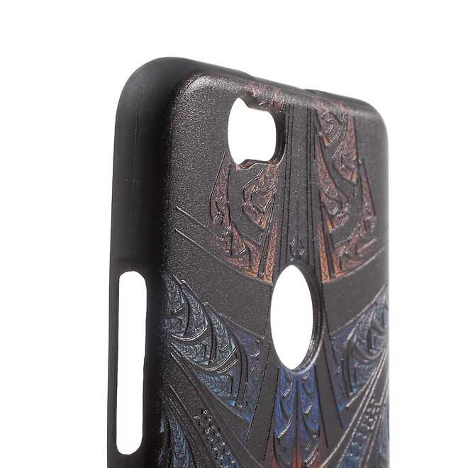 Handycover für Huawei Nova 5.0 - TPU Softcase - dunkefarbiges Muster