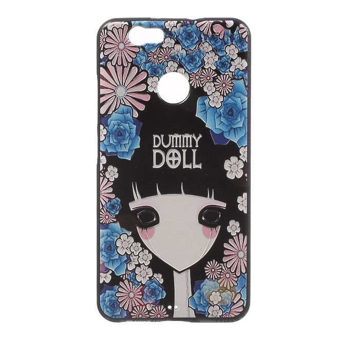 Handycover für Huawei Nova 5.0 - TPU Softcase - Comic und Blumen