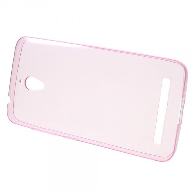 Handyhülle für Asus Zenfone Go - Case aus elastischem, sanftem Plastik - rosa