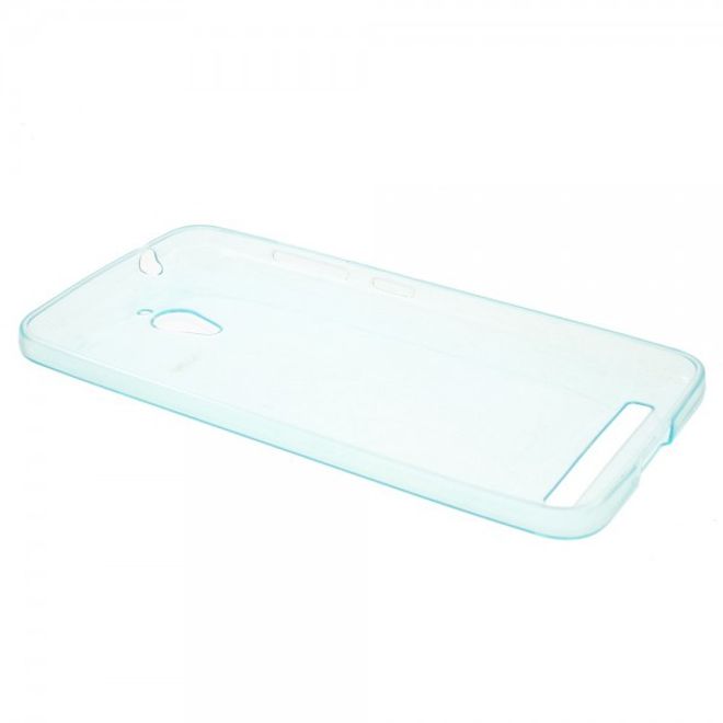 Handyhülle für Asus Zenfone Go - Case aus elastischem, sanftem Plastik - hellblau