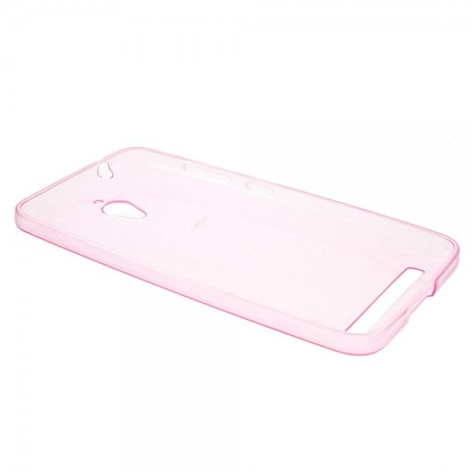 Handyhülle für Asus Zenfone Go - Case aus elastischem, sanftem Plastik - rosa