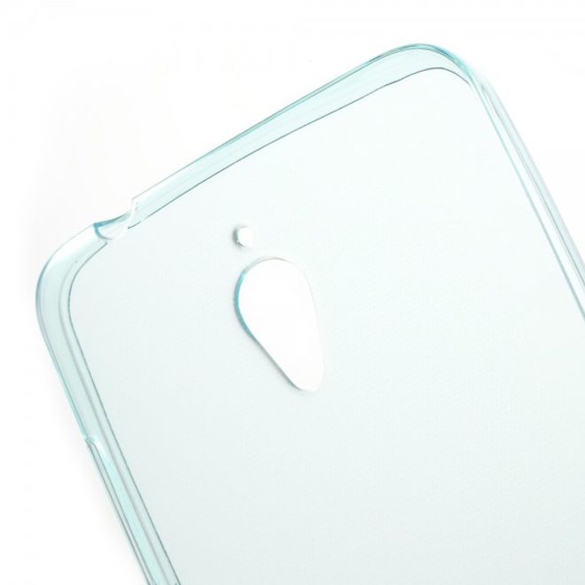 Handyhülle für Asus Zenfone Go - Case aus elastischem, sanftem Plastik - hellblau