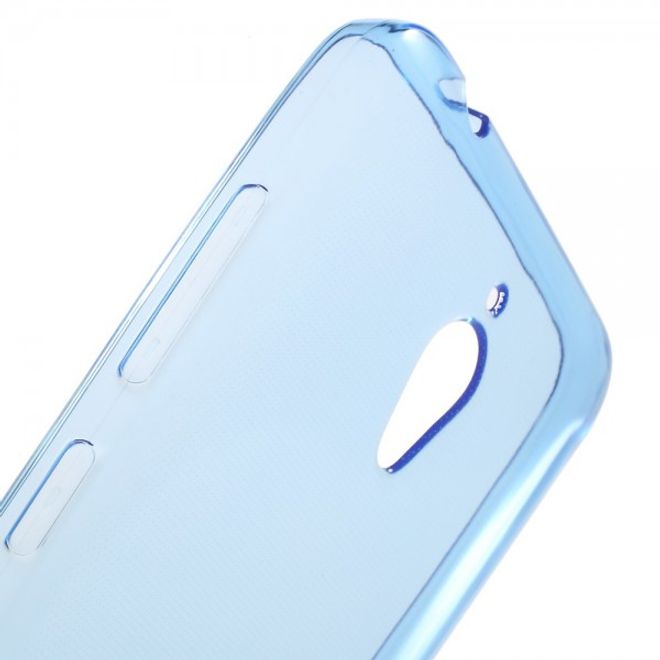 Handyhülle für Asus Zenfone Go - Case aus elastischem, sanftem Plastik - dunkelblau