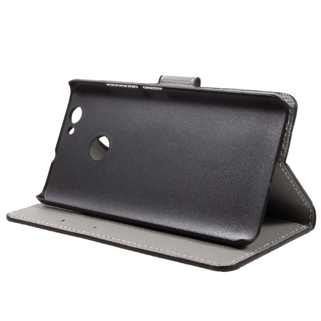 Handyhülle für Huawei Nova 5.0 - Case aus Leder - mit Standfunktion - UK Flagge im Retrolook