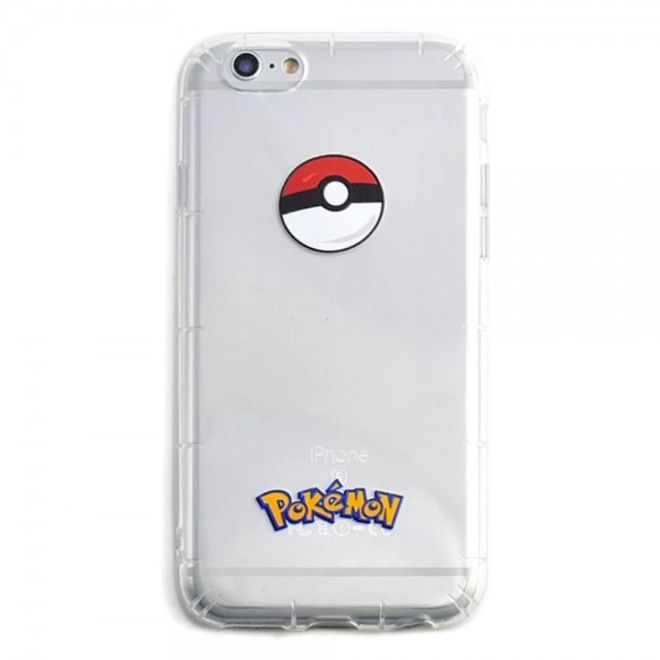 Handyhülle für iPhone 6/6S - TPU Soft Case - roter Pokeball