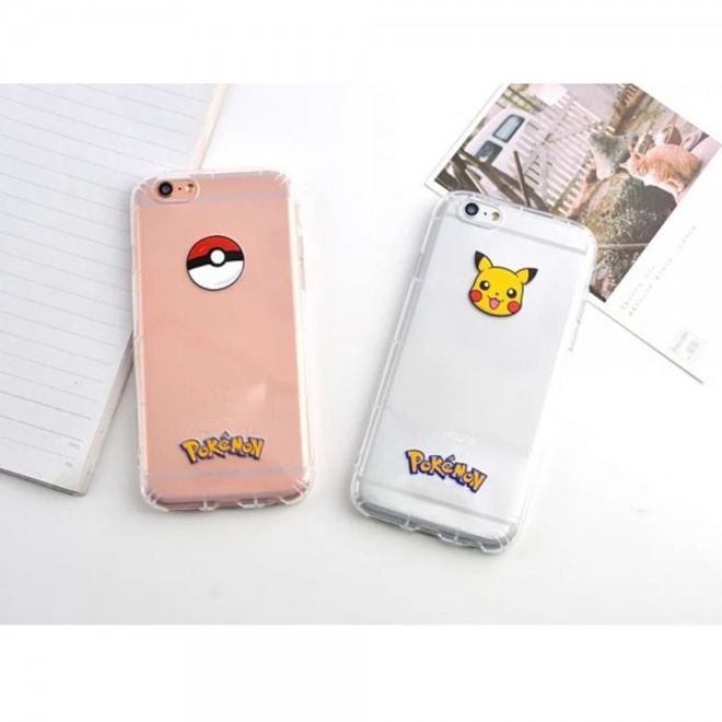 Handyhülle für iPhone 6 Plus/6S Plus - TPU Soft Case - roter Pokeball