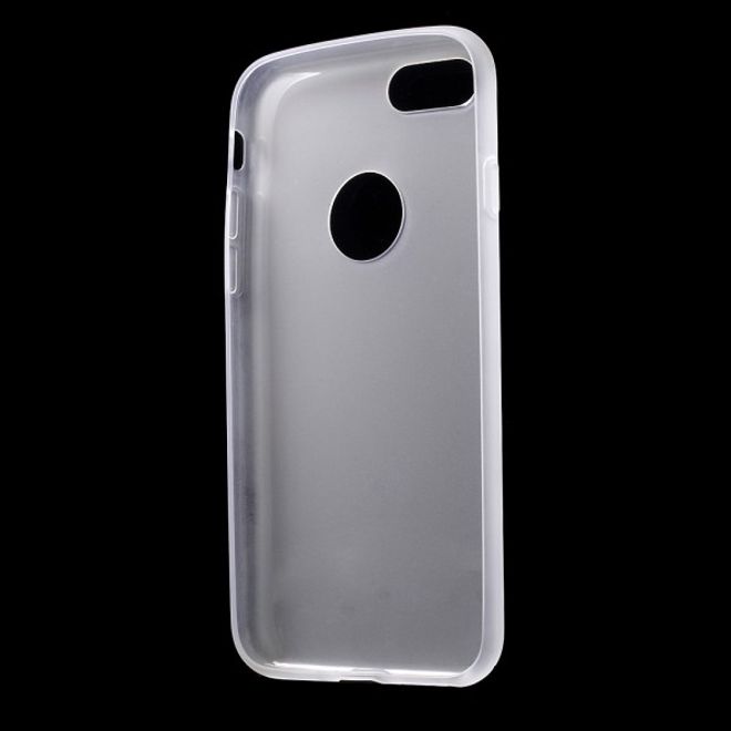 Handyhülle für iPhone SE (2022) / SE (2020) / 8 / 7 - TPU Soft Case - ultradünn und gummierte Oberfläche - weiss