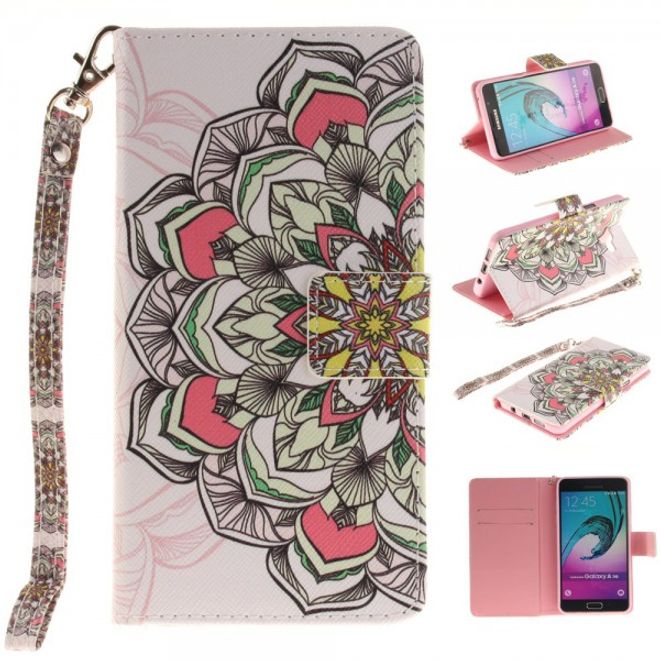 Samsung Galaxy A3 (2016) Hülle - Case aus Leder - Mandala