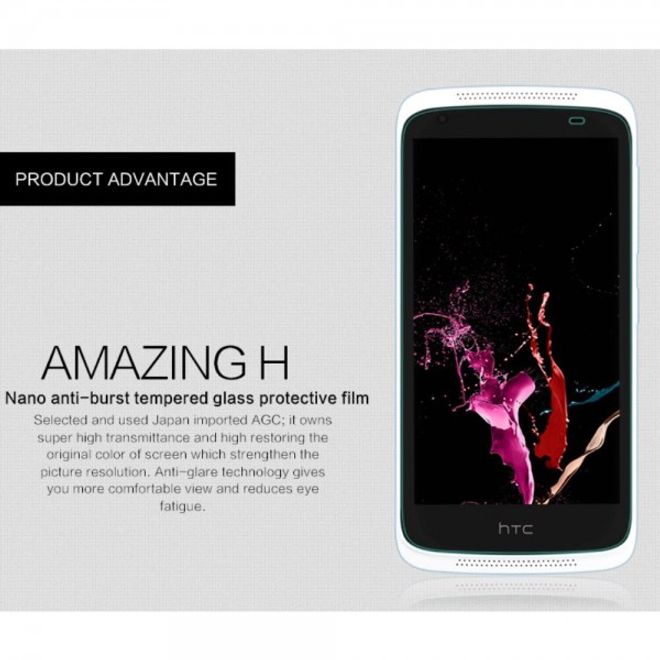 HTC Desire 526/526G Schutzfolie aus gehärtetem Glas von Nillkin (H)
