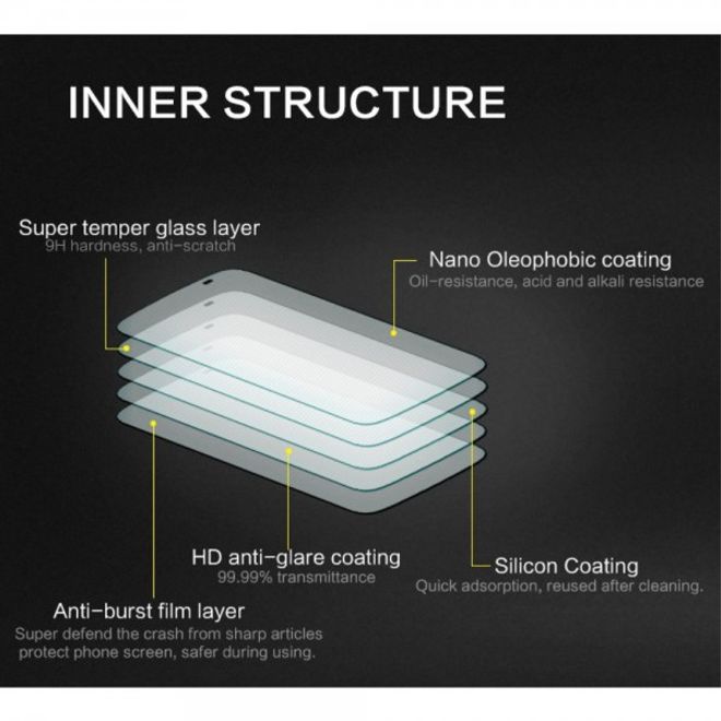 HTC Desire 526/526G Schutzfolie aus gehärtetem Glas von Nillkin (H)