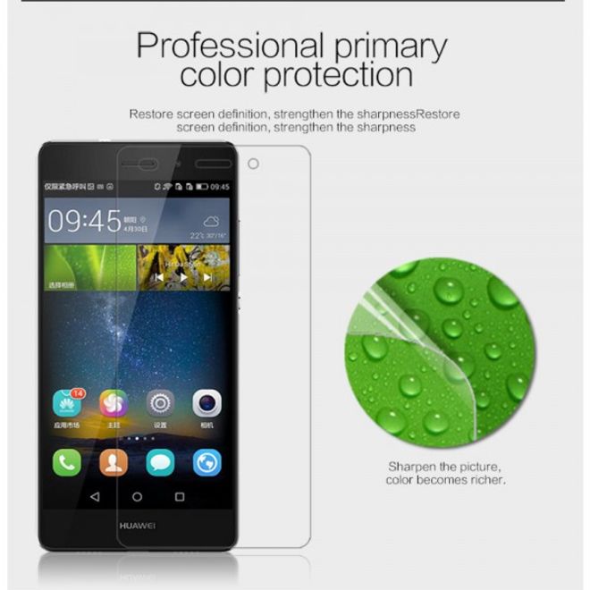 Huawei Ascend P8 Lite Schutzfolie mit Anti-Fingerabdruck Beschichtung von Nillkin