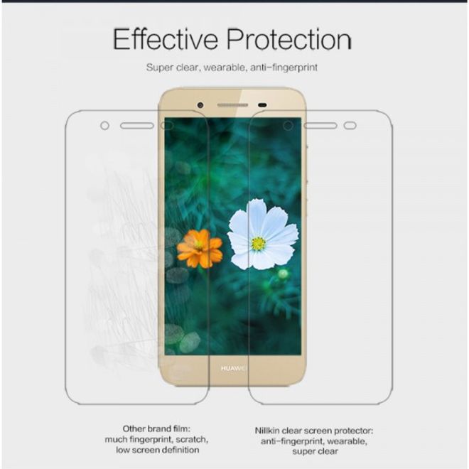 Huawei Enjoy 5S/GR3 Schutzfolie mit Anti-Fingerabdruck Beschichtung von Nillkin - HD klar