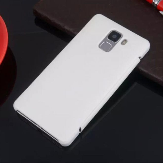 Huawei Honor 7 Schlanke Leder Flip Cover Hülle - weiss