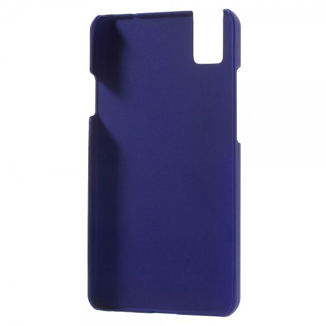 Huawei Honor 7i Gummierte Hart Plastik Hülle - dunkelblau
