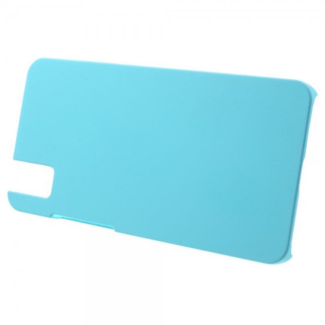 Huawei Honor 7i Gummierte Hart Plastik Hülle - hellblau